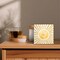 Inspirational Sun Sunshine Wood Box Sign Desk Decor, Pop Smiles Rustic Farmhouse Wooden Block Sign Decorations for Home Office Girls Dorm Room Nursery Playroom Wall Tabletop Shelf Decor